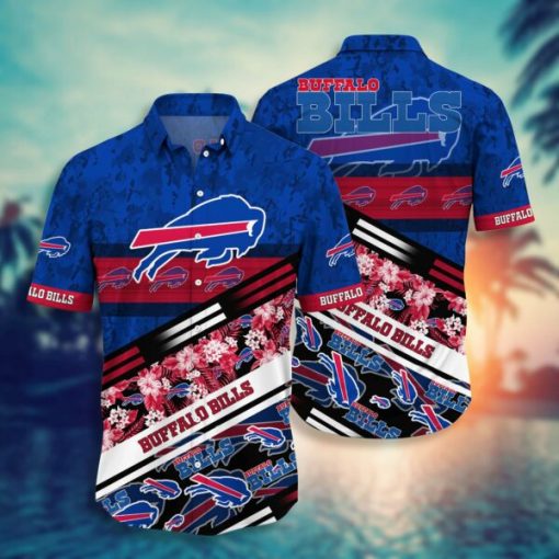 Buffalo Bills Hawaiian Shirt Short Style 1 - Famjoys Buffalo Bills Hawaiian Shirt Short Style 1 - Famjoys