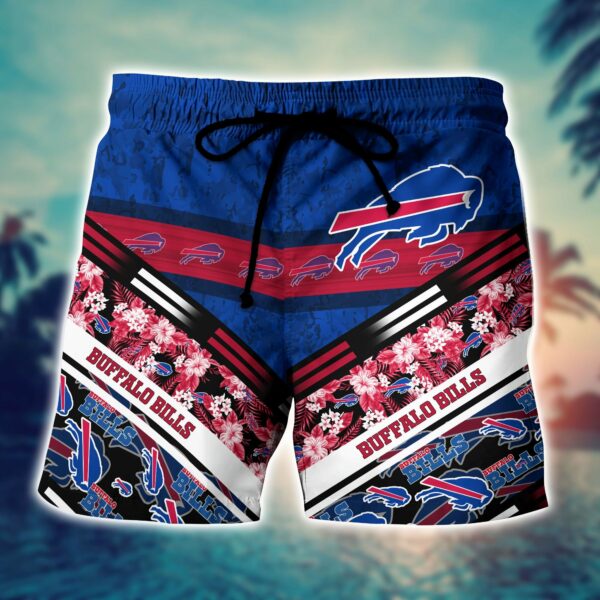 Buffalo Bills Hawaiian Shirt Short Style 1 - Famjoys Buffalo Bills Hawaiian Shirt Short Style 1 - Famjoys