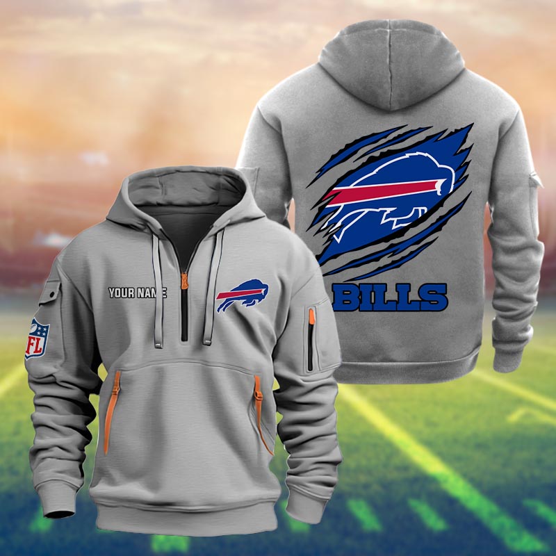 Buffalo Bills Heavy Hoodie - Famjoys Buffalo Bills Heavy Hoodie - Famjoys