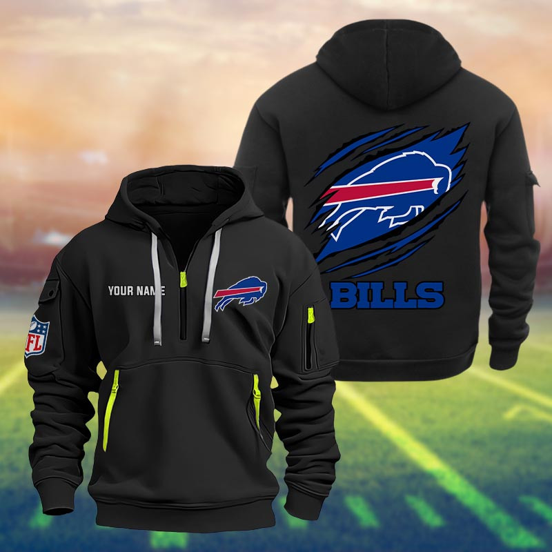 Buffalo Bills Heavy Hoodie - Famjoys Buffalo Bills Heavy Hoodie - Famjoys