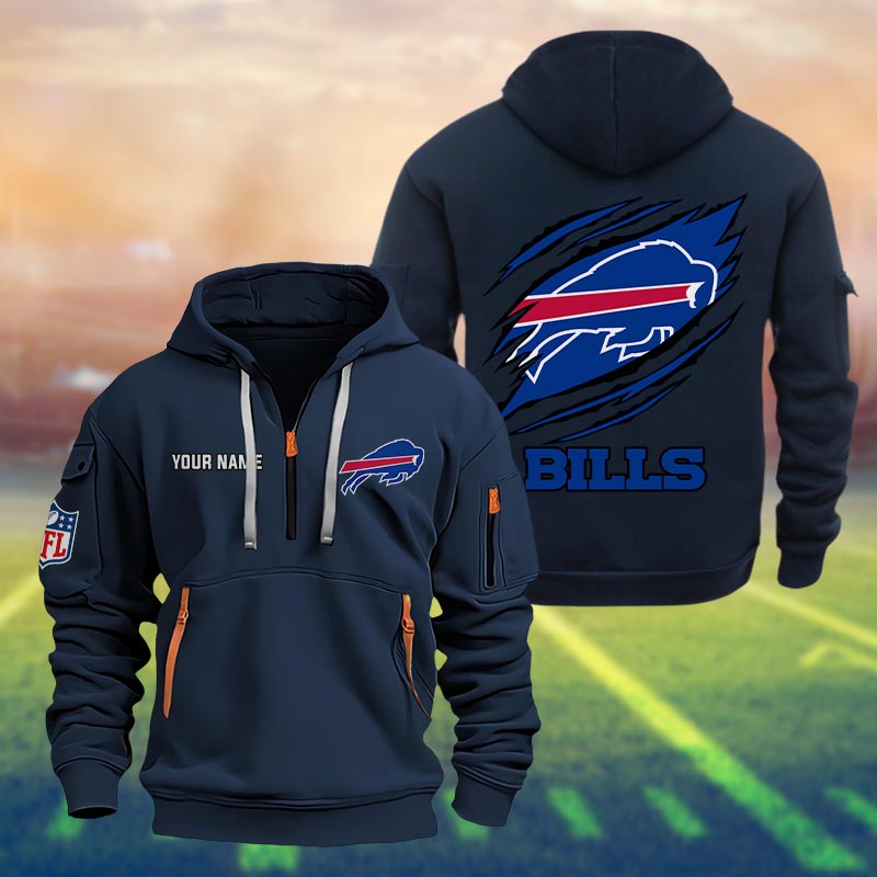Buffalo Bills Heavy Hoodie - Famjoys Buffalo Bills Heavy Hoodie - Famjoys