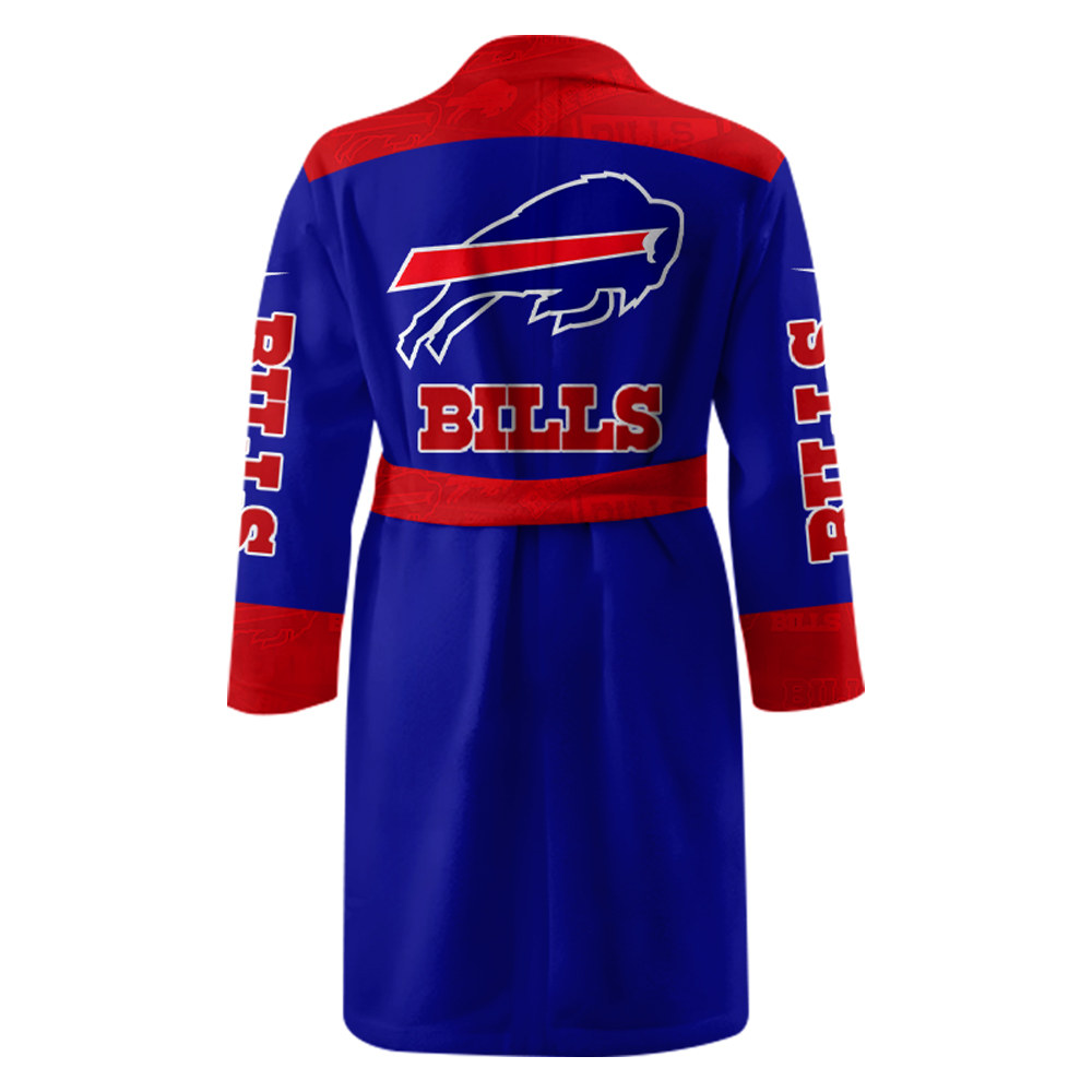 Buffalo Bills Pajama Kimono Luxurious Comfort Meets Sporty Style - Famjoys Buffalo Bills Pajama Kimono Luxurious Comfort Meets Sporty Style - Famjoys