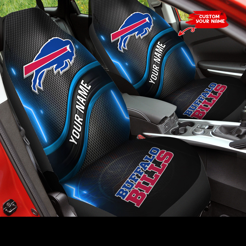 Buffalo Bills Personalized Car Seat Covers BG476 - Famjoys Buffalo Bills Personalized Car Seat Covers BG476 - Famjoys