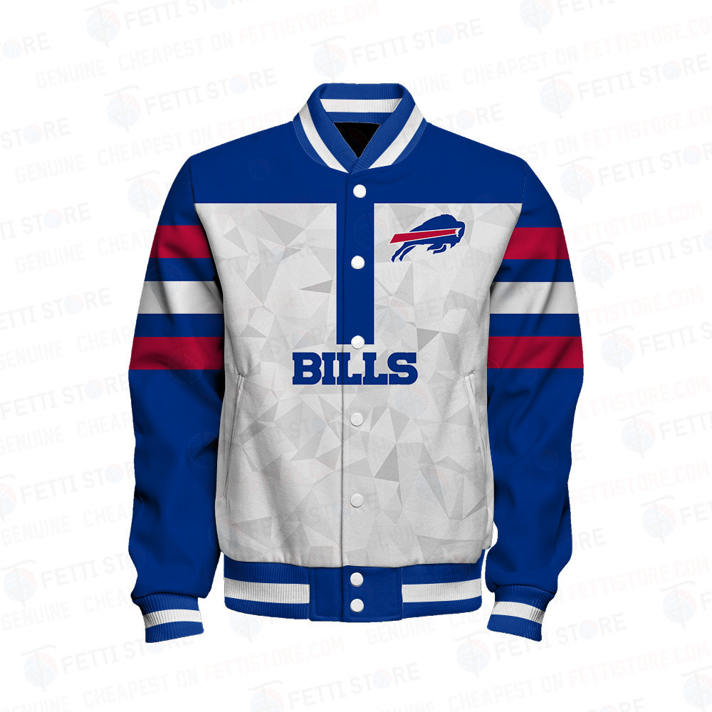 Buffalo Bills Starter Thursday Night Gridiron Raglan Unisex Varsity Jacket V6 - Famjoys Buffalo Bills Starter Thursday Night Gridiron Raglan Unisex Varsity Jacket V6 - Famjoys
