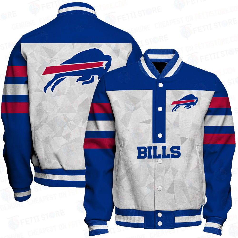 Buffalo Bills Starter Thursday Night Gridiron Raglan Unisex Varsity Jacket V6 - Famjoys Buffalo Bills Starter Thursday Night Gridiron Raglan Unisex Varsity Jacket V6 - Famjoys