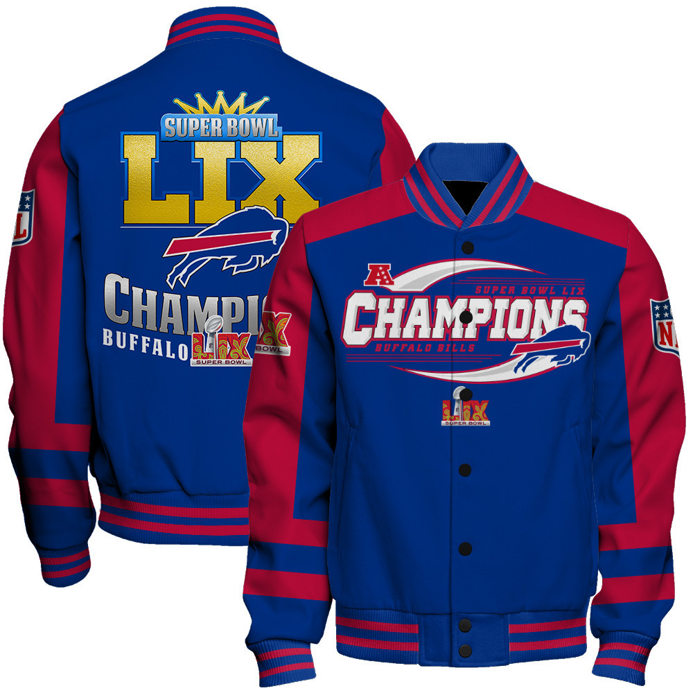 Buffalo Bills Super Bowl 2025 Victory A Champion's Choice Varsity Jacket - Famjoys Buffalo Bills Super Bowl 2025 Victory A Champion's Choice Varsity Jacket - Famjoys