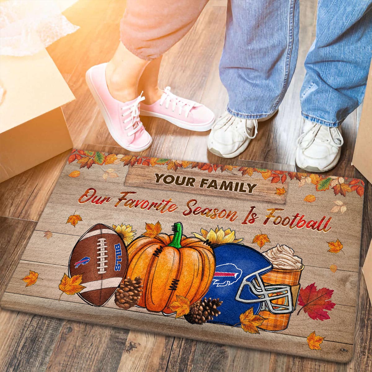 Buffalo BillsOur Favorite Season is Football Doormat - Famjoys Buffalo BillsOur Favorite Season is Football Doormat - Famjoys