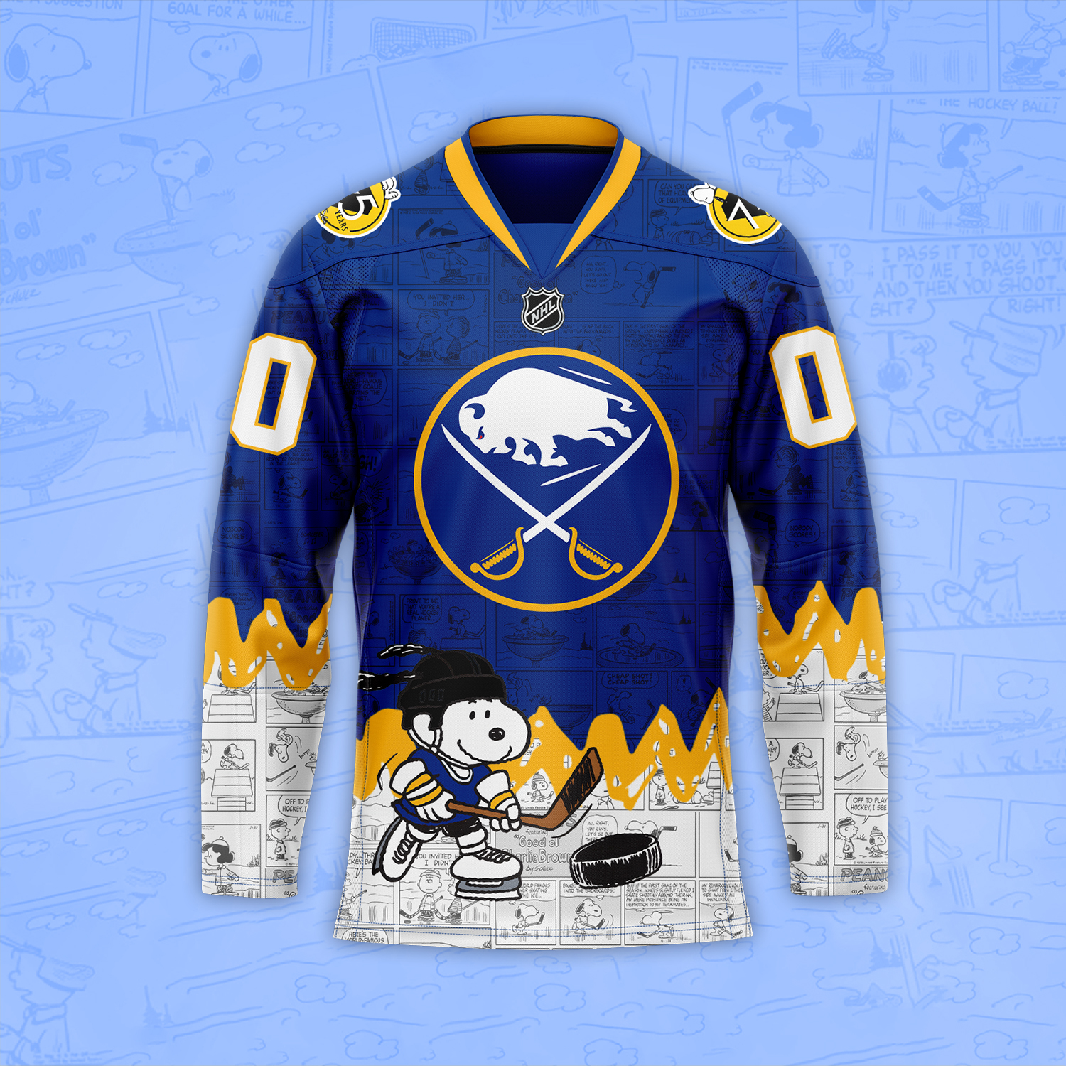 Buffalo Sabres 75th Anniversary of Jersey - Famjoys Buffalo Sabres 75th Anniversary of Jersey - Famjoys