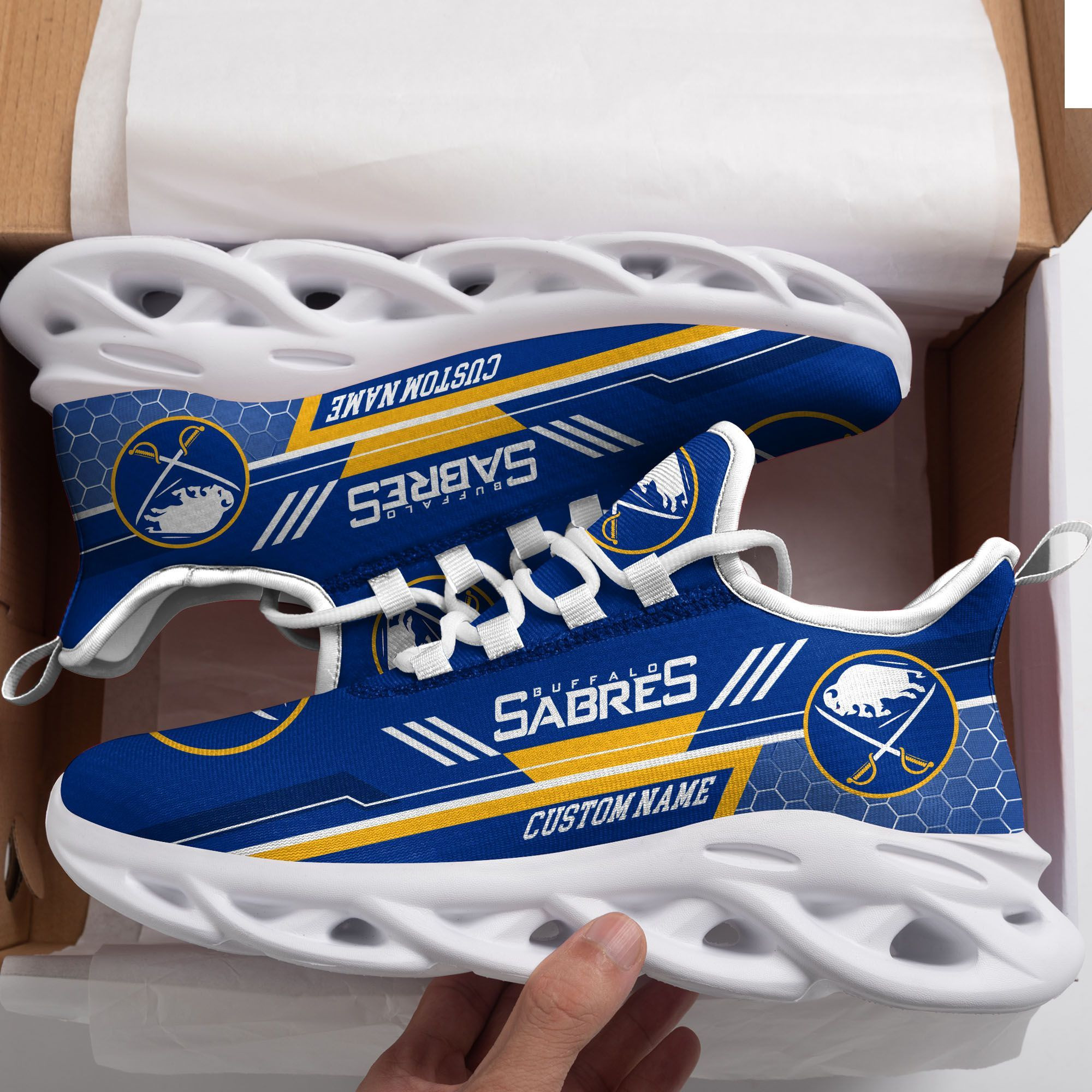 Buffalo Sabres Custom Personalized Max Soul Sneakers Shoes