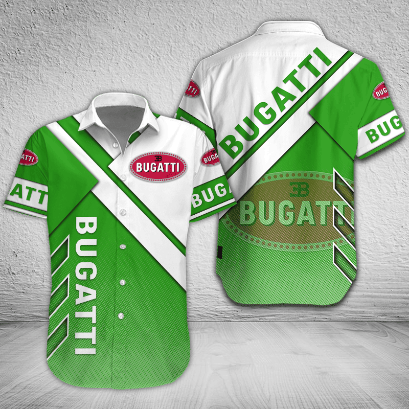 Bugatti Button Shirt Custom Name, Multicolor - Famjoys Bugatti Button Shirt Custom Name, Multicolor - Famjoys