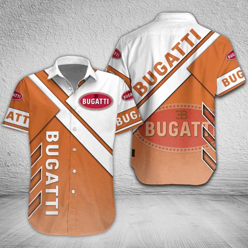 Bugatti Button Shirt Custom Name, Multicolor - Famjoys Bugatti Button Shirt Custom Name, Multicolor - Famjoys