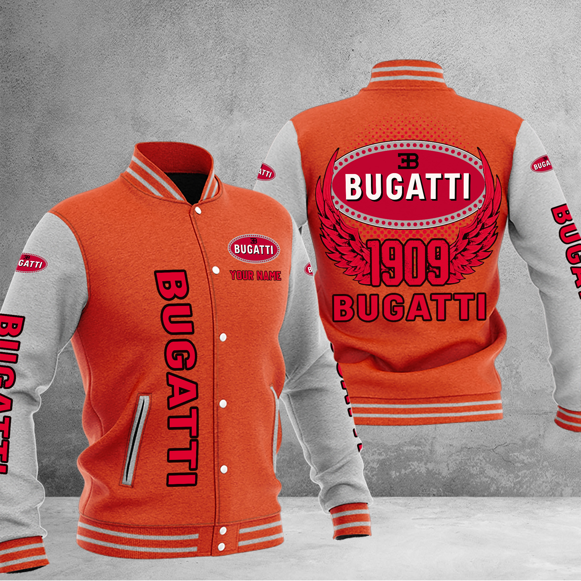 Bugatti DMHJ1025 Baseball Jacket Multicolor - Famjoys Bugatti DMHJ1025 Baseball Jacket Multicolor - Famjoys