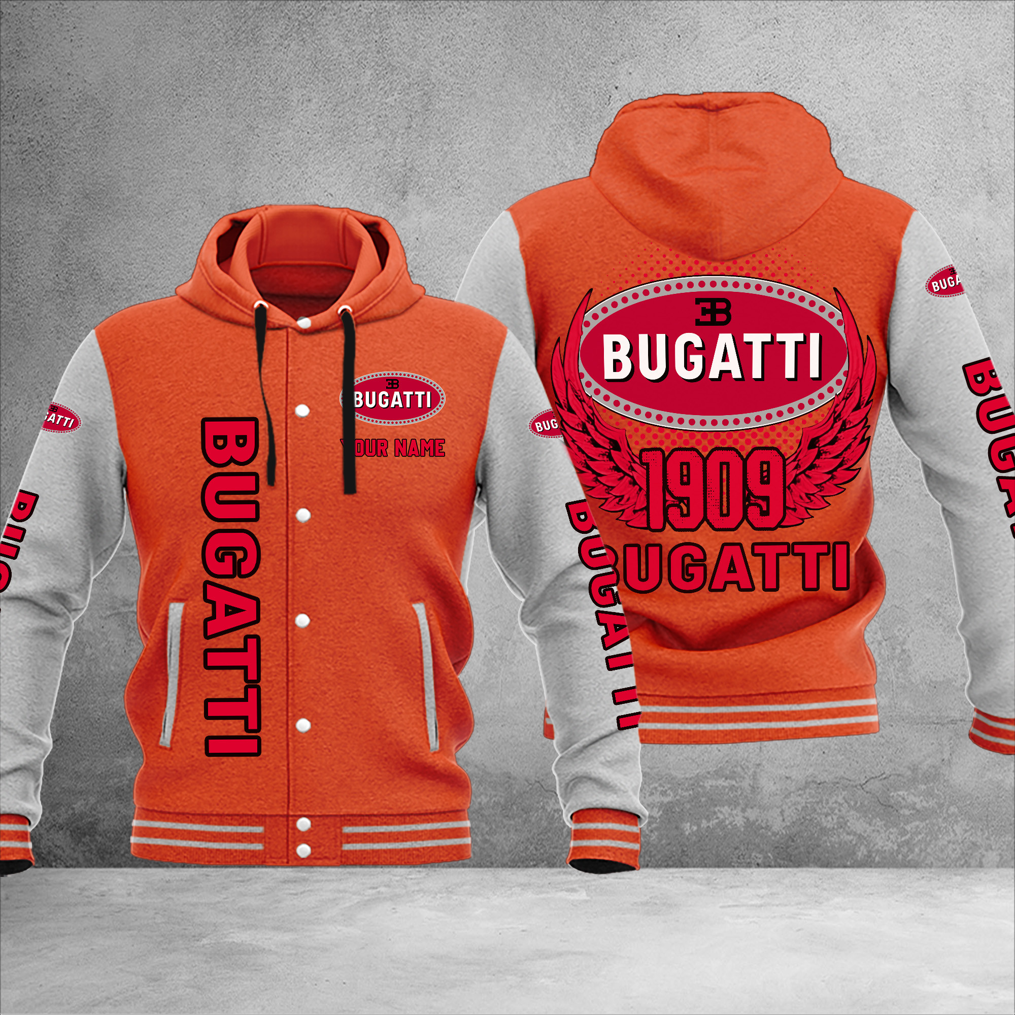 Bugatti DMHJ1025 Baseball Jacket Multicolor - Famjoys Bugatti DMHJ1025 Baseball Jacket Multicolor - Famjoys