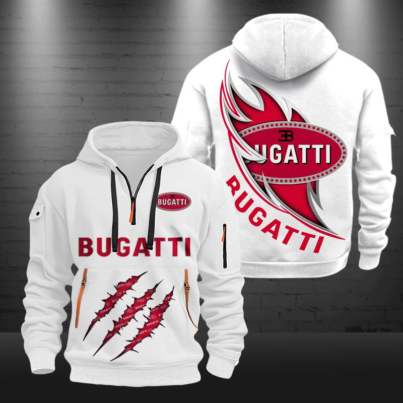 Bugatti New Zip Hoodie 0426 Multicolor - Famjoys Bugatti New Zip Hoodie 0426 Multicolor - Famjoys