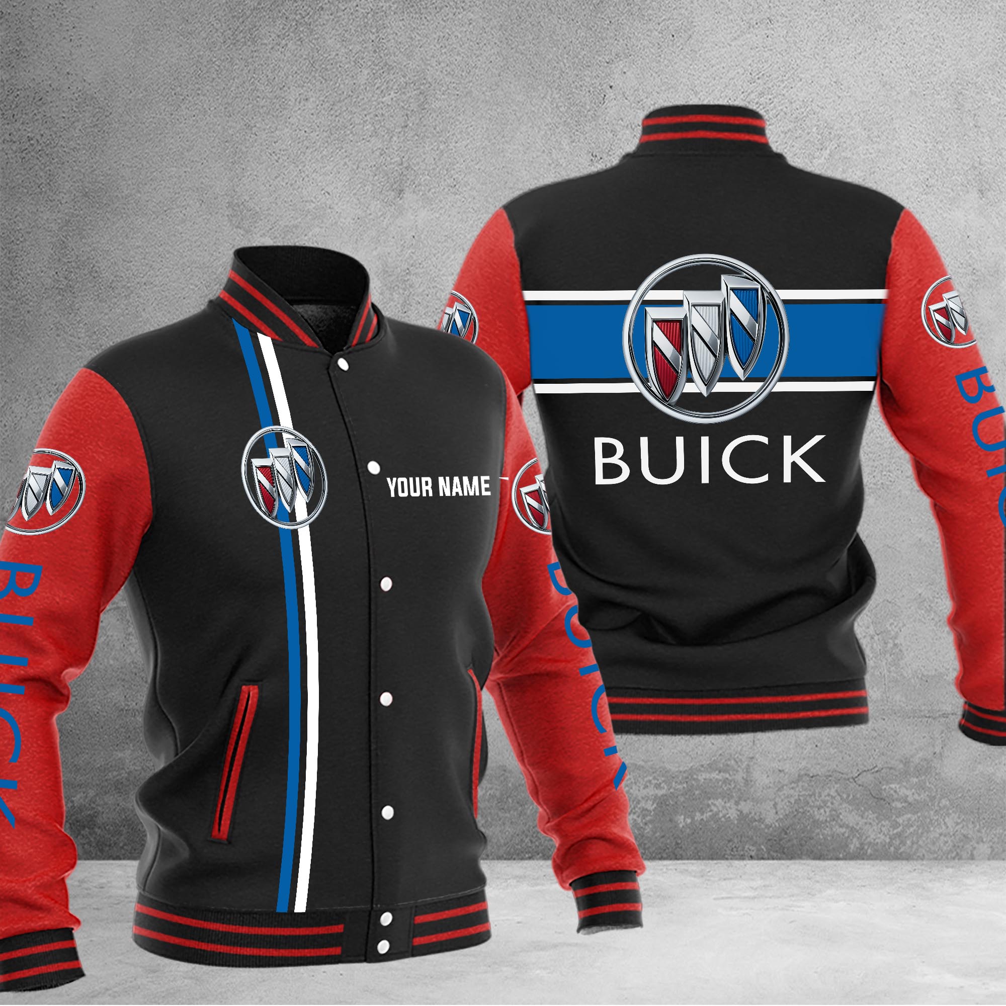 Buick Baseball Jacket - Famjoys Buick Baseball Jacket - Famjoys