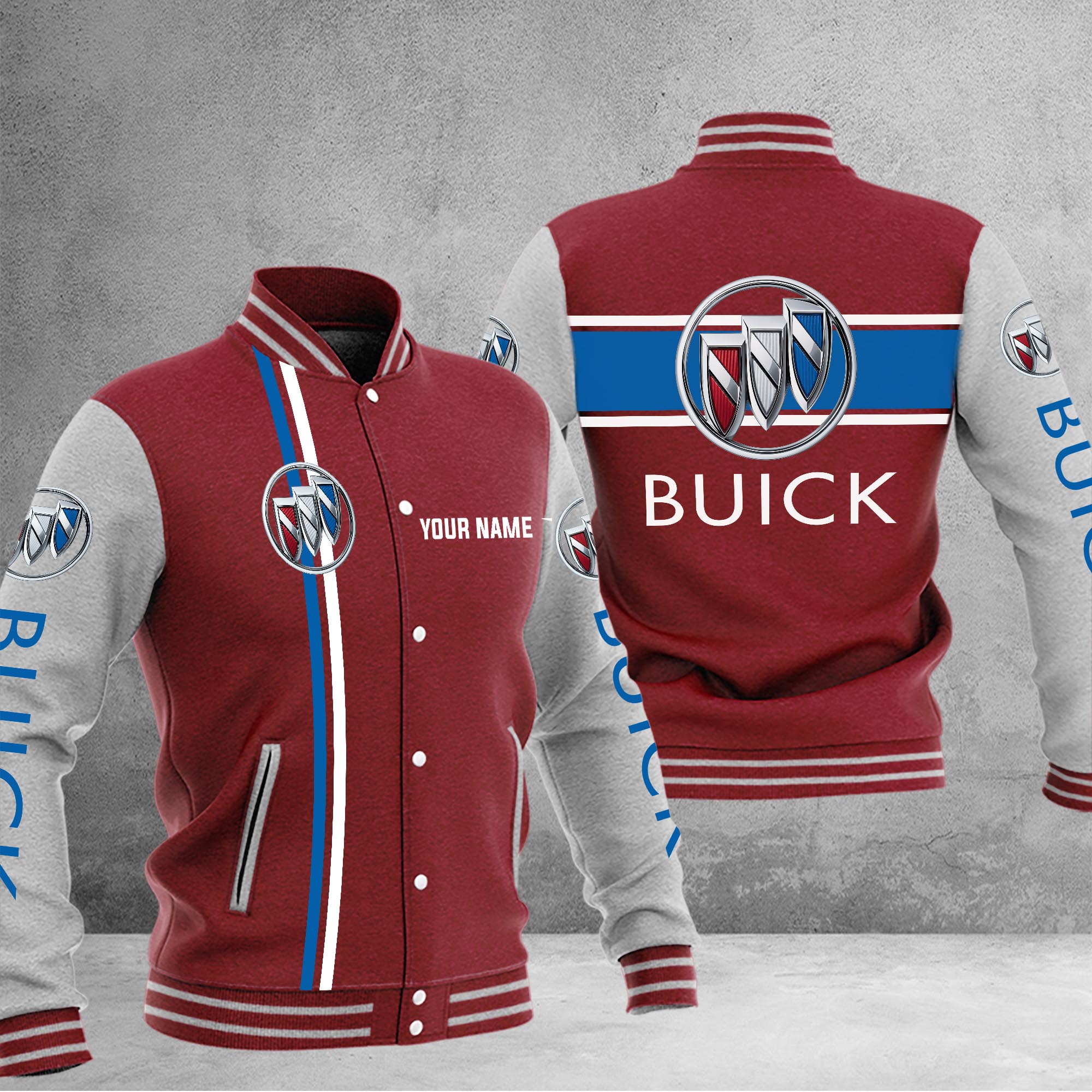 Buick Baseball Jacket - Famjoys Buick Baseball Jacket - Famjoys