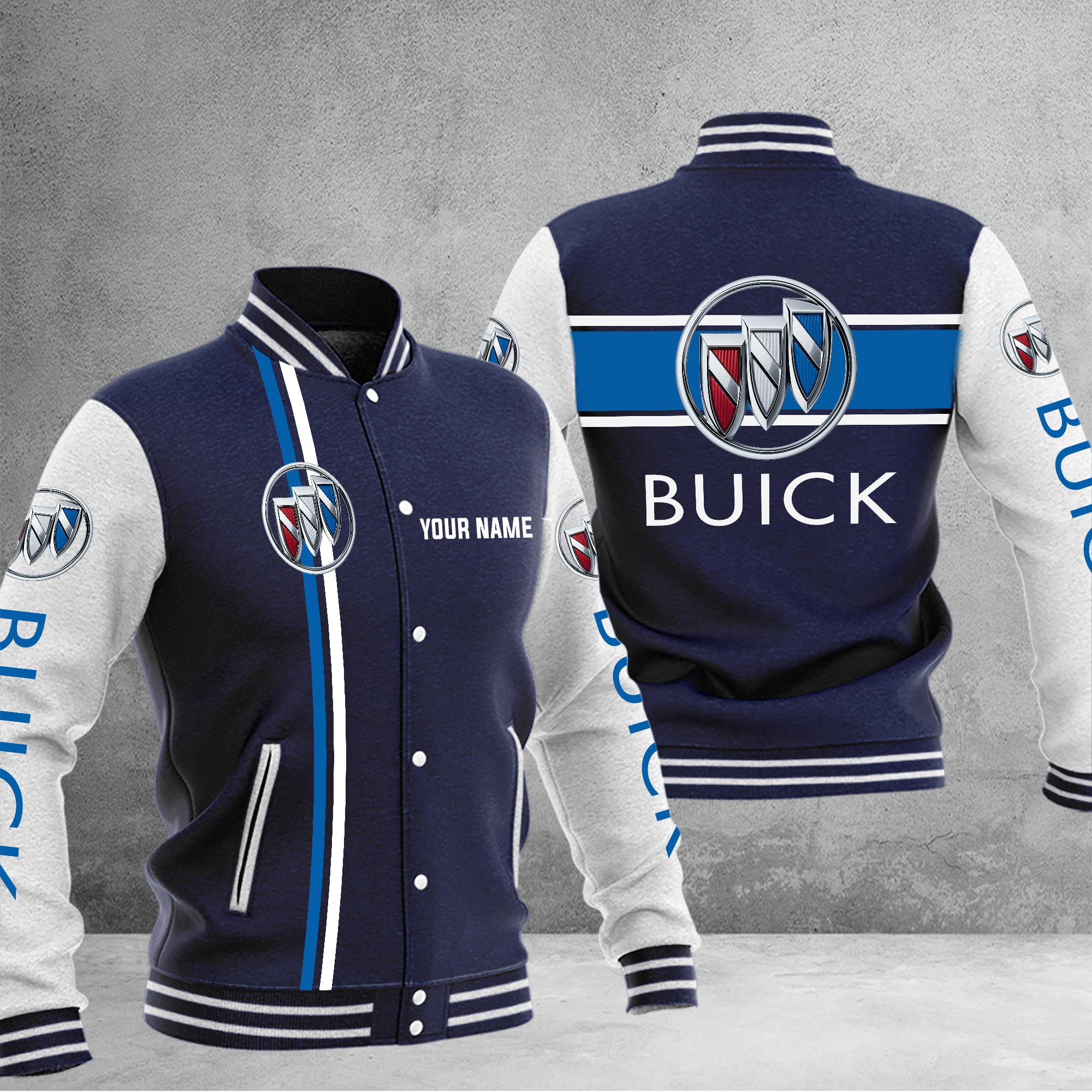 Buick Baseball Jacket - Famjoys Buick Baseball Jacket - Famjoys