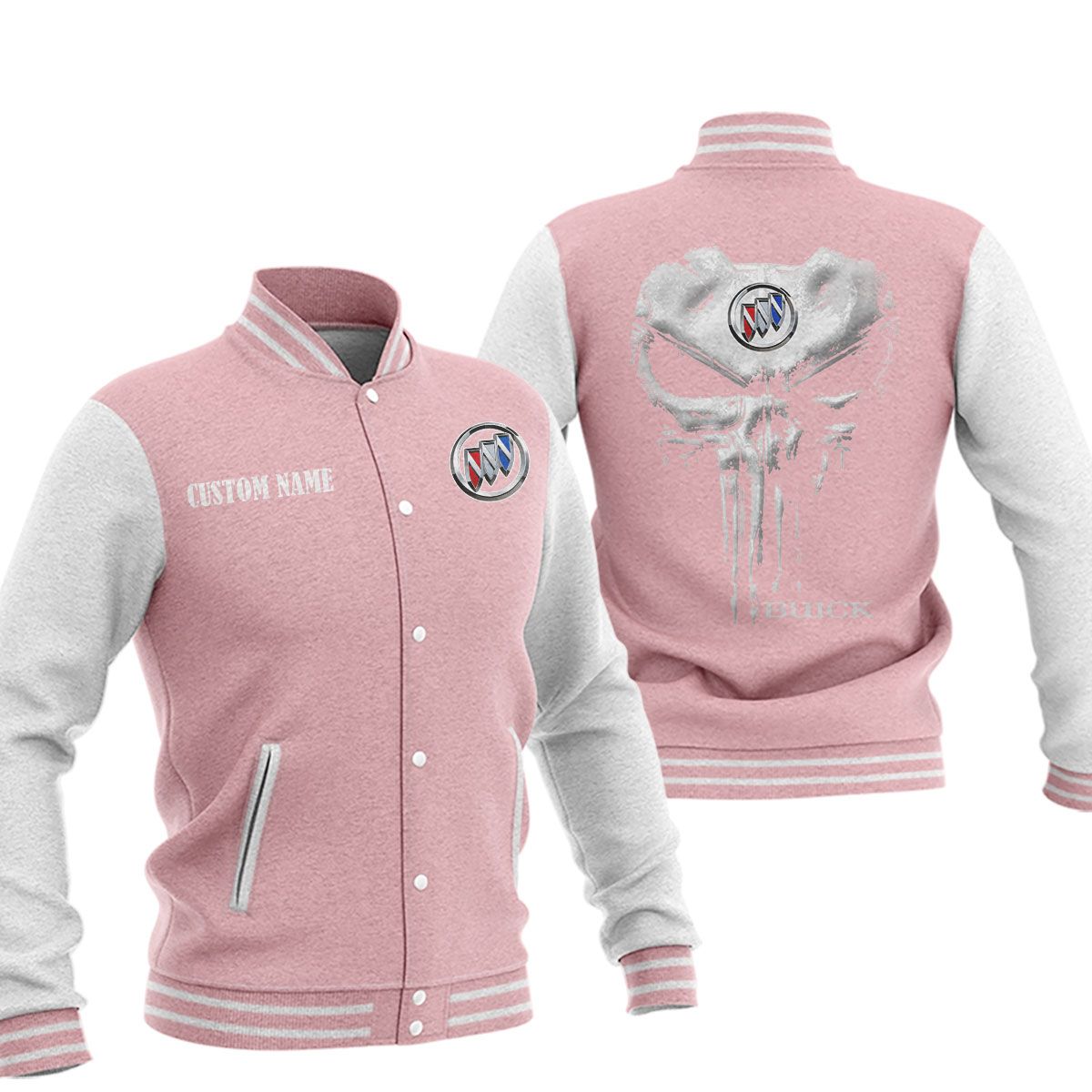 Buick Baseball Jacket, Multicolor - Famjoys Buick Baseball Jacket, Multicolor - Famjoys