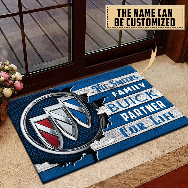 Buick Doormat Custom Name, Multicolor - Famjoys Buick Doormat Custom Name, Multicolor - Famjoys