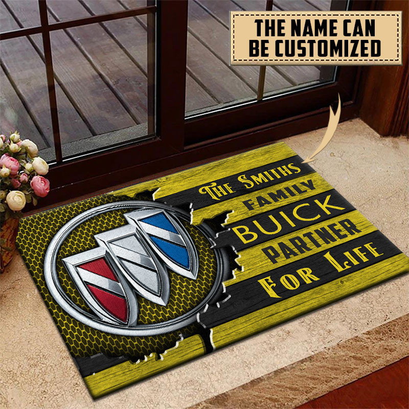 Buick Doormat Custom Name, Multicolor - Famjoys Buick Doormat Custom Name, Multicolor - Famjoys