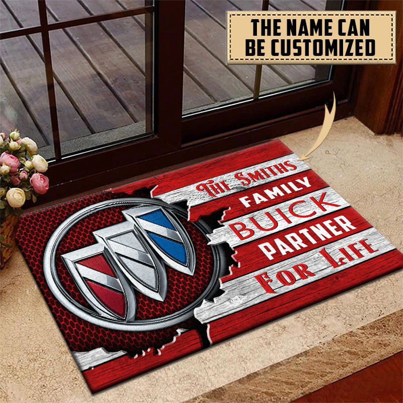Buick Doormat Custom Name, Multicolor - Famjoys Buick Doormat Custom Name, Multicolor - Famjoys