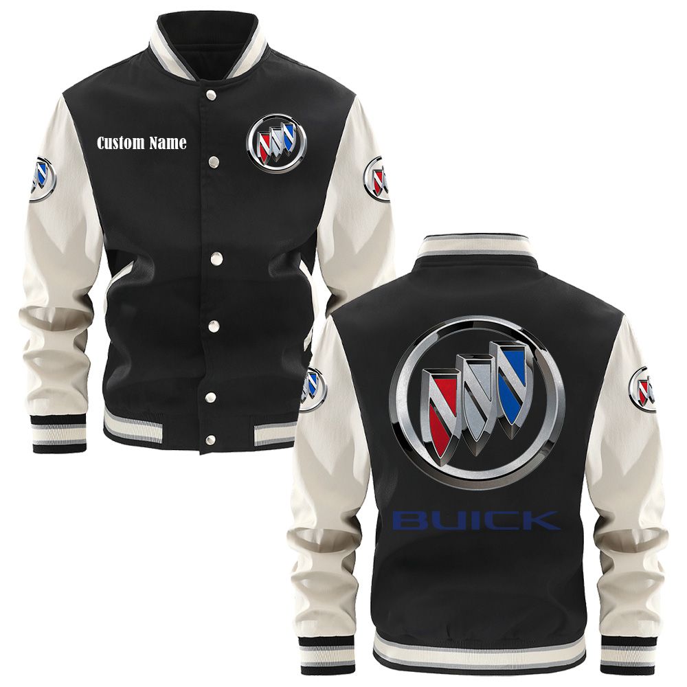 Buick Varsity Jacket, Baseball jacket, Letterman Jacket Customize Name, Multicolor - Famjoys Buick Varsity Jacket, Baseball jacket, Letterman Jacket Customize Name, Multicolor - Famjoys