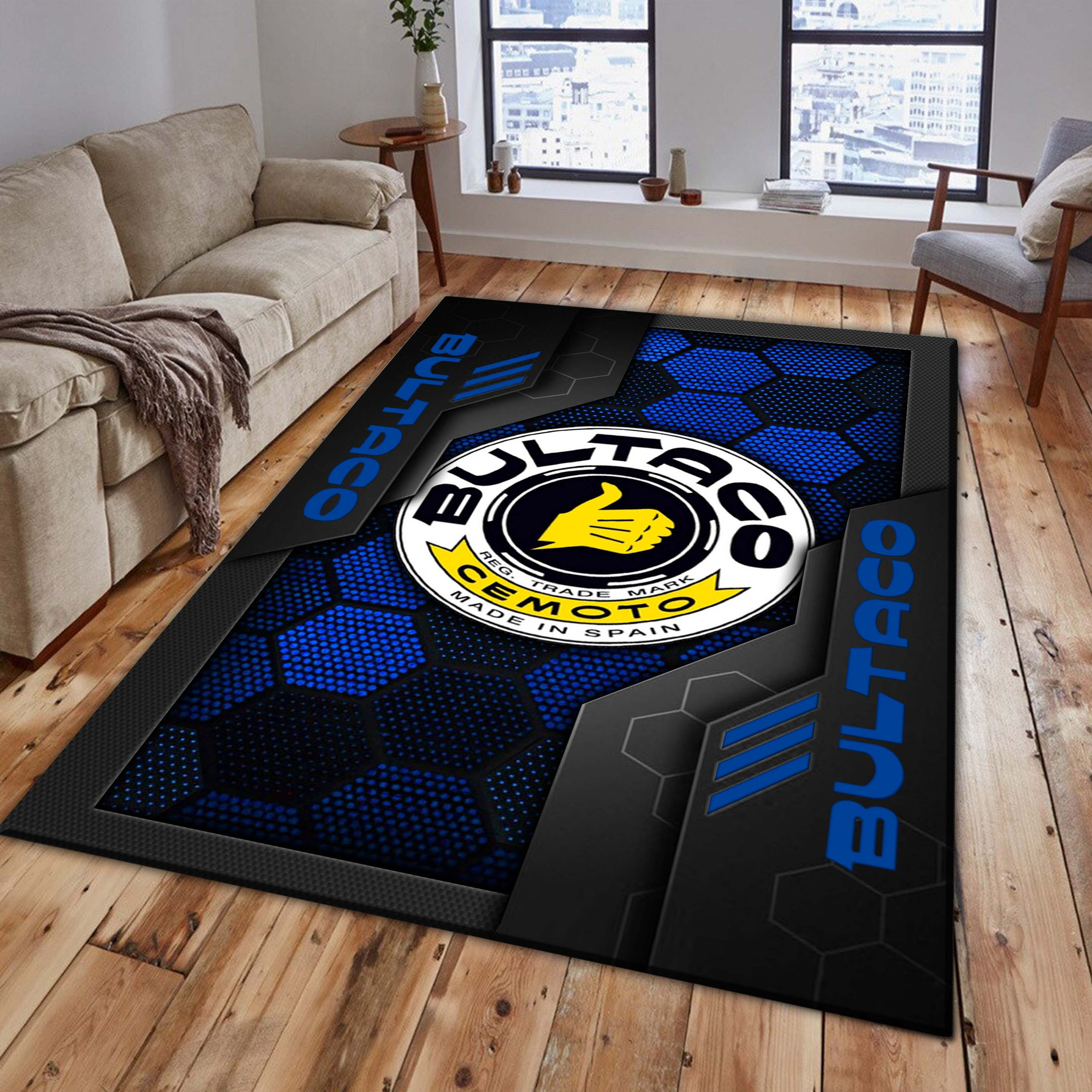 Bultaco Area Rugs 3596 Multicolor - Famjoys Bultaco Area Rugs 3596 Multicolor - Famjoys