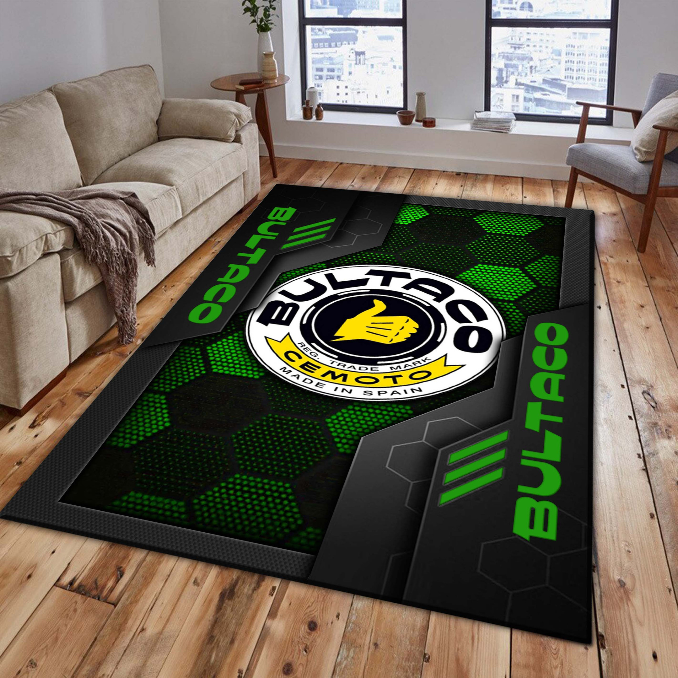Bultaco Area Rugs 3596 Multicolor - Famjoys Bultaco Area Rugs 3596 Multicolor - Famjoys