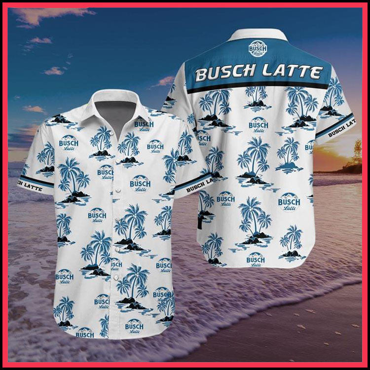 Busch Latte Beer Hawaiian Shirt