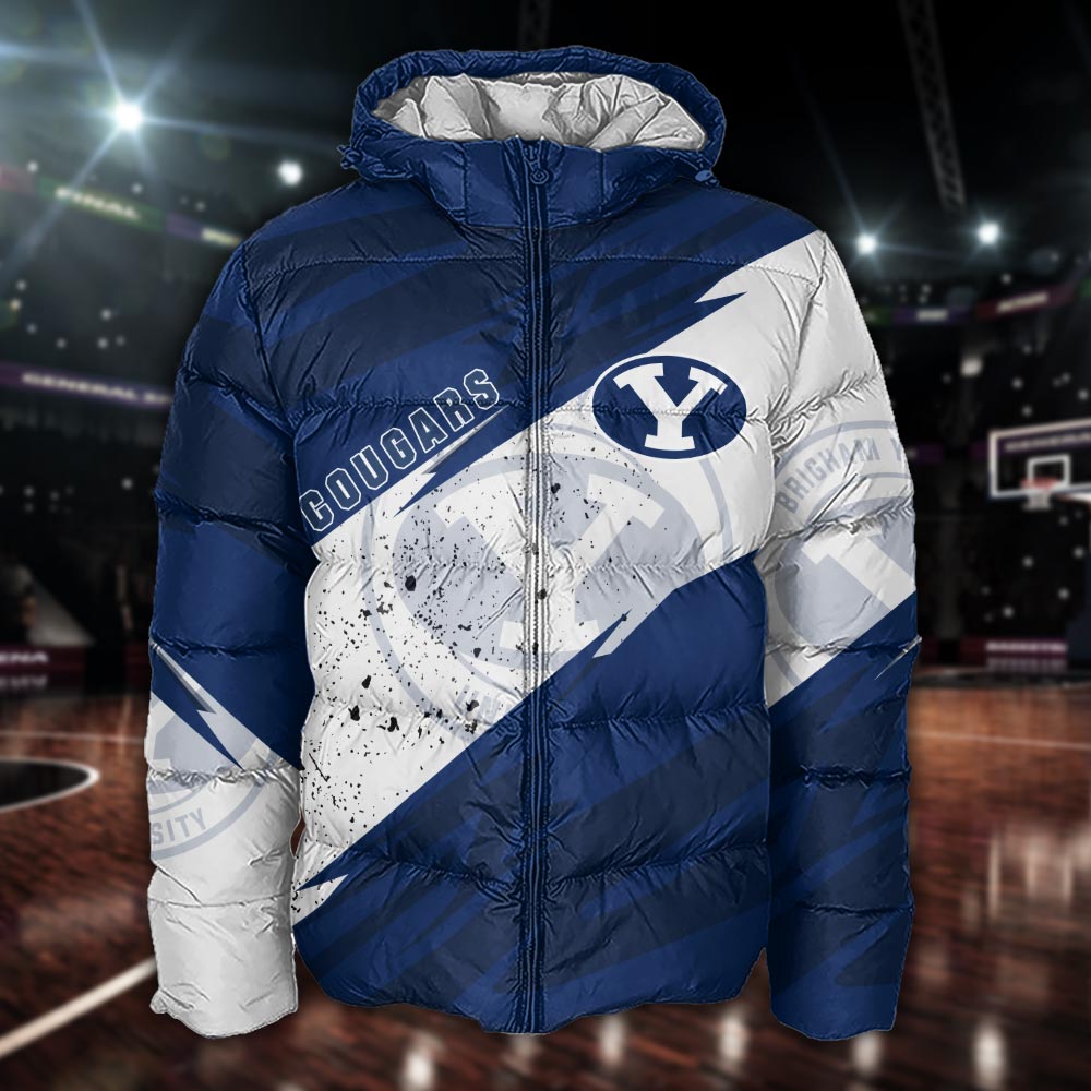 BYU Cougars All Over Print Apparel - Famjoys BYU Cougars All Over Print Apparel - Famjoys