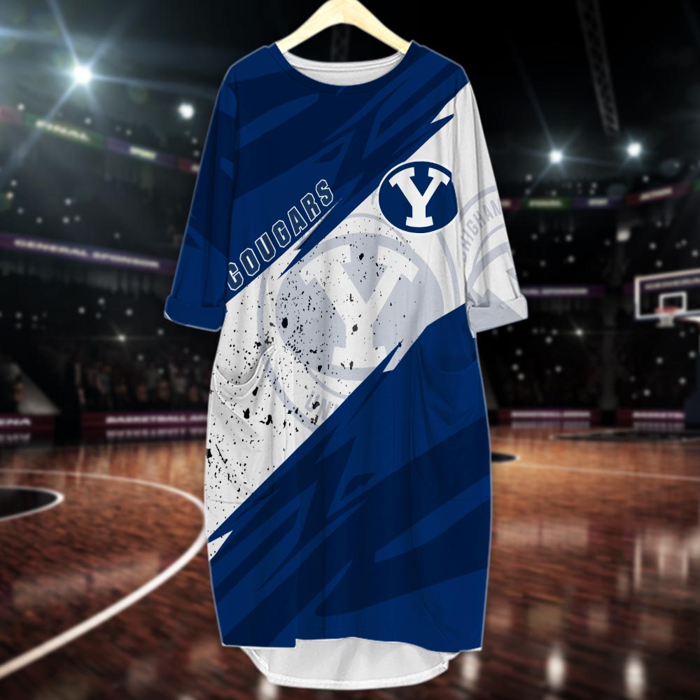 BYU Cougars All Over Print Apparel - Famjoys BYU Cougars All Over Print Apparel - Famjoys