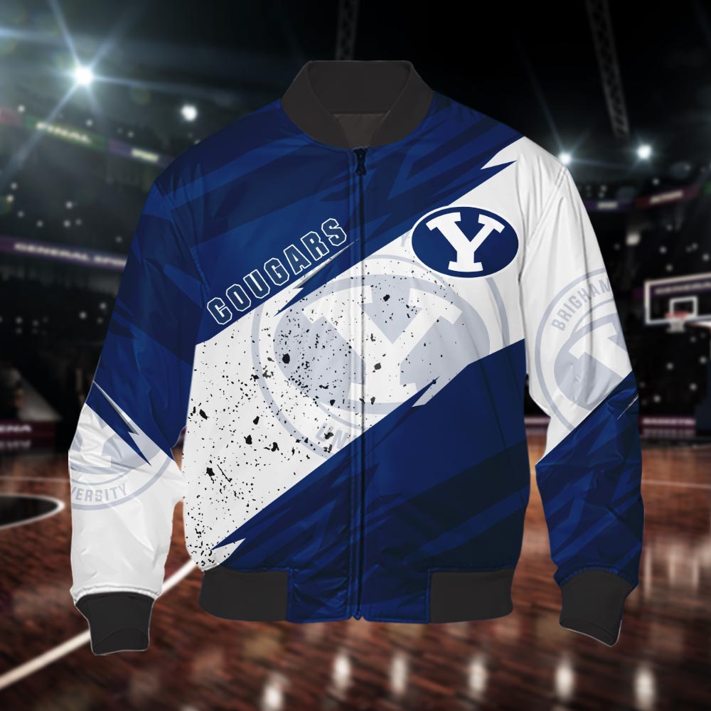 BYU Cougars All Over Print Apparel - Famjoys BYU Cougars All Over Print Apparel - Famjoys