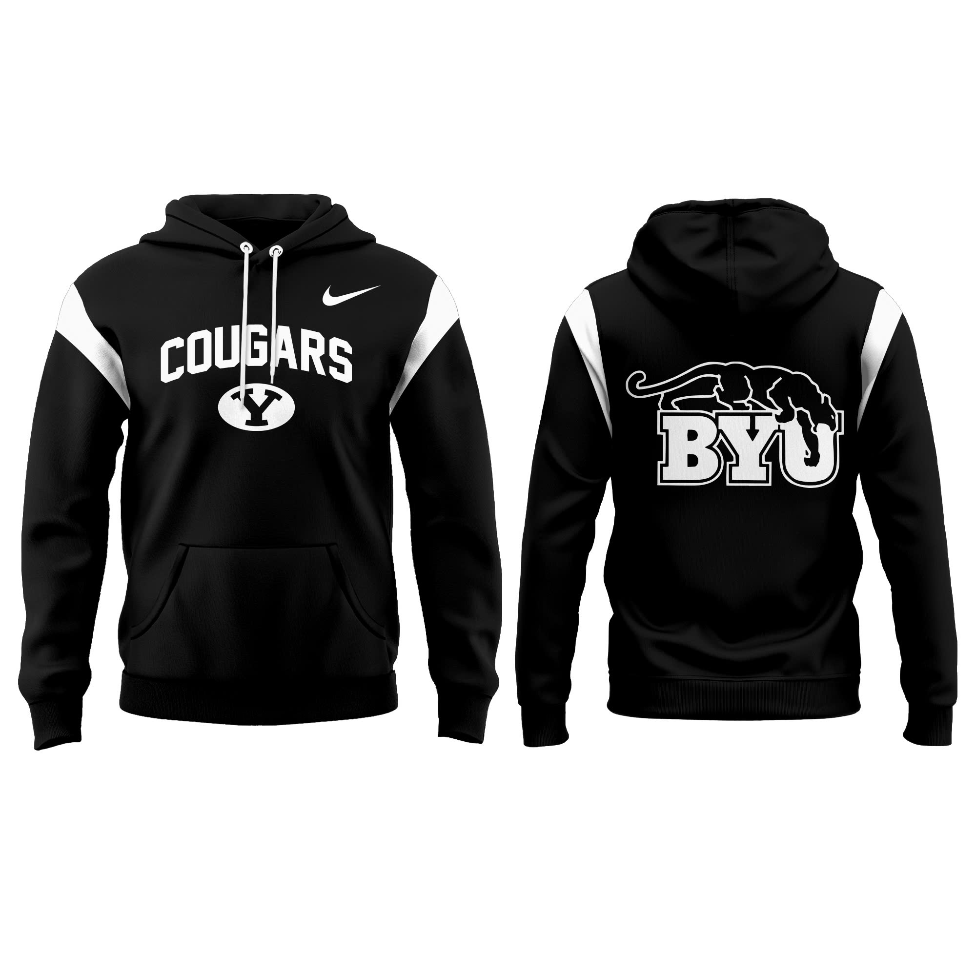 BYU Cougars football Combo Hoodie | Cap | Jogger V4 - Famjoys BYU Cougars football Combo Hoodie | Cap | Jogger V4 - Famjoys