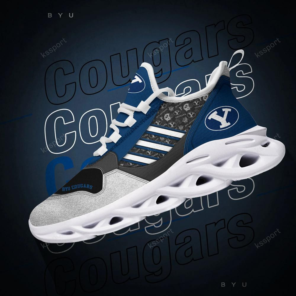 Byu Cougars Max Soul Clunky, Running Sneakers - Famjoys Byu Cougars Max Soul Clunky, Running Sneakers - Famjoys