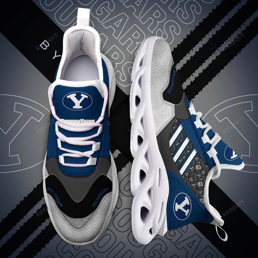 Byu Cougars Max Soul Clunky, Running Sneakers - Famjoys Byu Cougars Max Soul Clunky, Running Sneakers - Famjoys