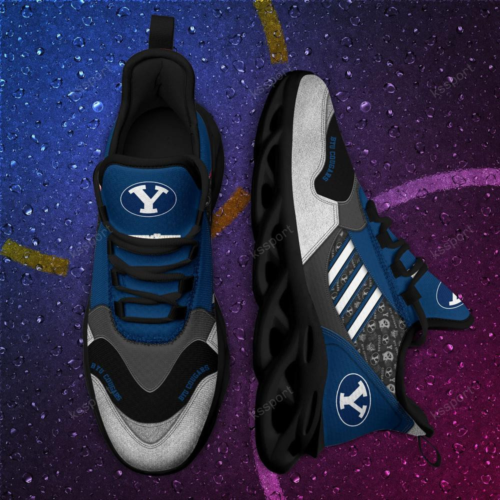 Byu Cougars Max Soul Clunky, Running Sneakers - Famjoys Byu Cougars Max Soul Clunky, Running Sneakers - Famjoys