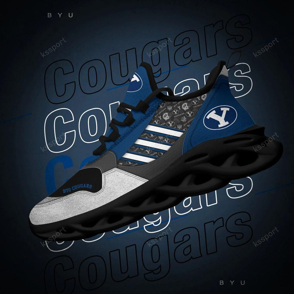 Byu Cougars Max Soul Clunky, Running Sneakers - Famjoys Byu Cougars Max Soul Clunky, Running Sneakers - Famjoys