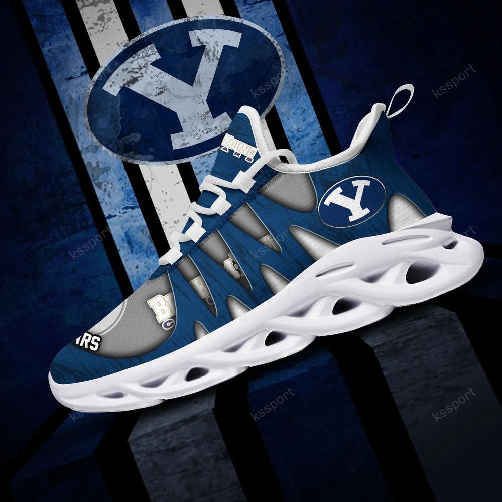 Byu Cougars Max Soul Shoes, Running Sneakers - Famjoys Byu Cougars Max Soul Shoes, Running Sneakers - Famjoys