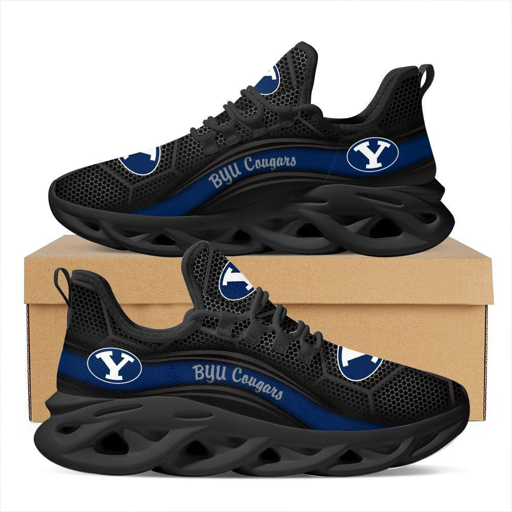 BYU Cougars Max Soul Sneakers Shoes - Famjoys BYU Cougars Max Soul Sneakers Shoes - Famjoys