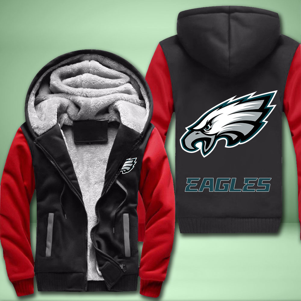 BZH0059 Philadelphia Eagles - Zipper Velvet - NFL - Famjoys BZH0059 Philadelphia Eagles - Zipper Velvet - NFL - Famjoys