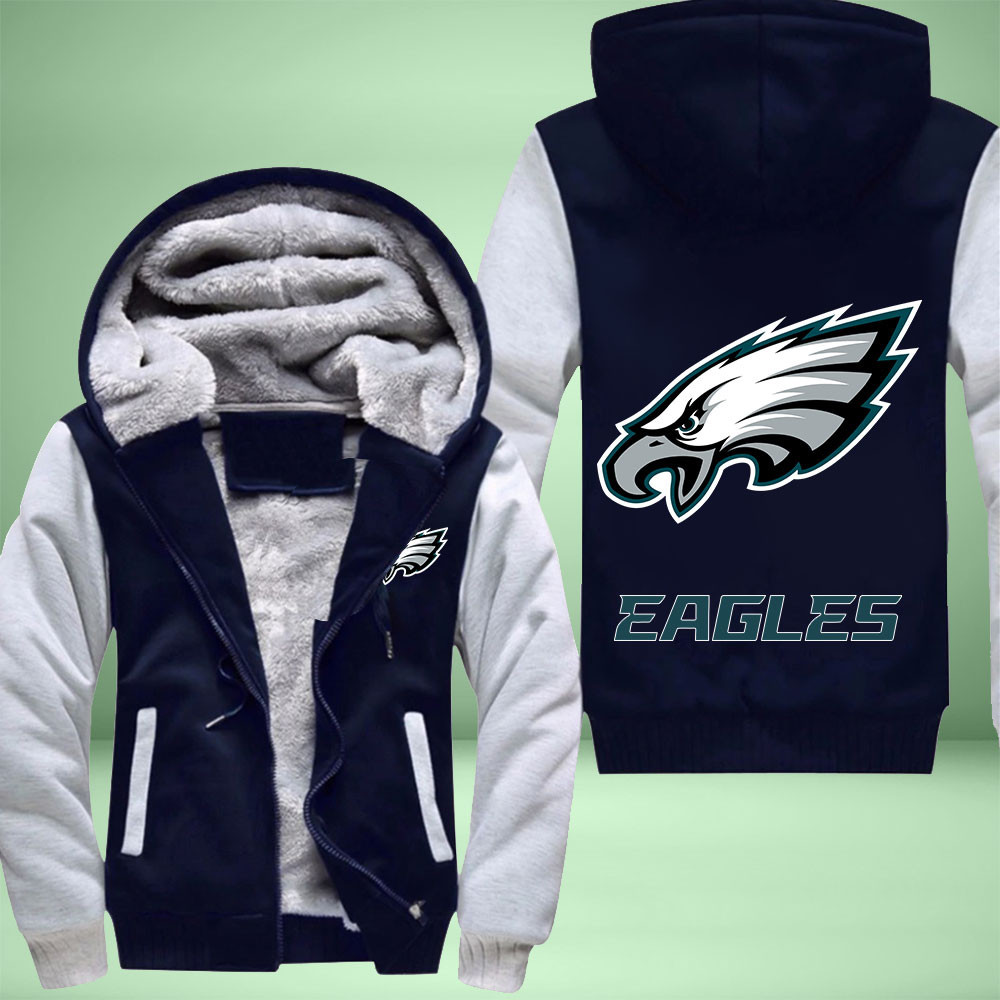 BZH0059 Philadelphia Eagles - Zipper Velvet - NFL - Famjoys BZH0059 Philadelphia Eagles - Zipper Velvet - NFL - Famjoys