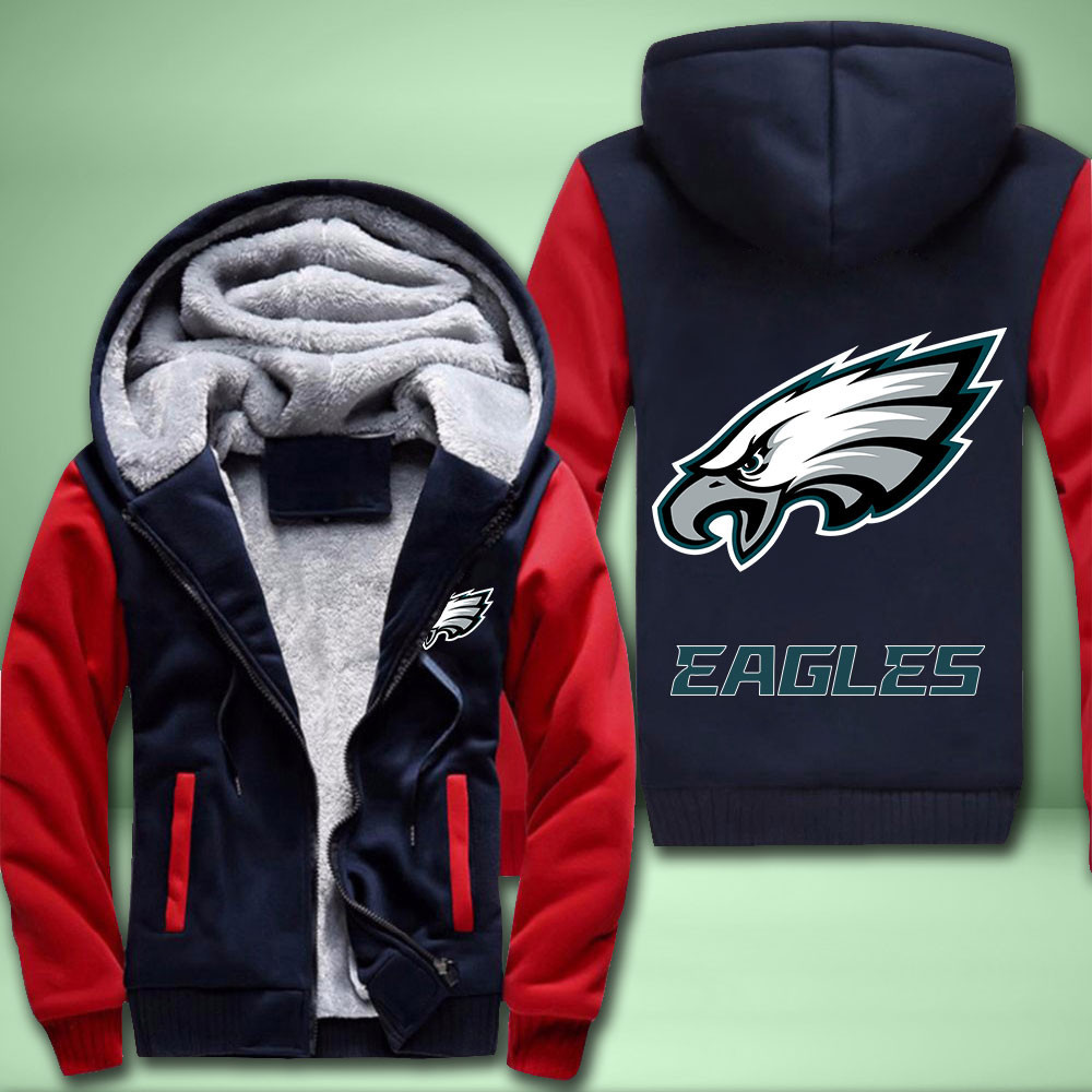 BZH0059 Philadelphia Eagles - Zipper Velvet - NFL - Famjoys BZH0059 Philadelphia Eagles - Zipper Velvet - NFL - Famjoys
