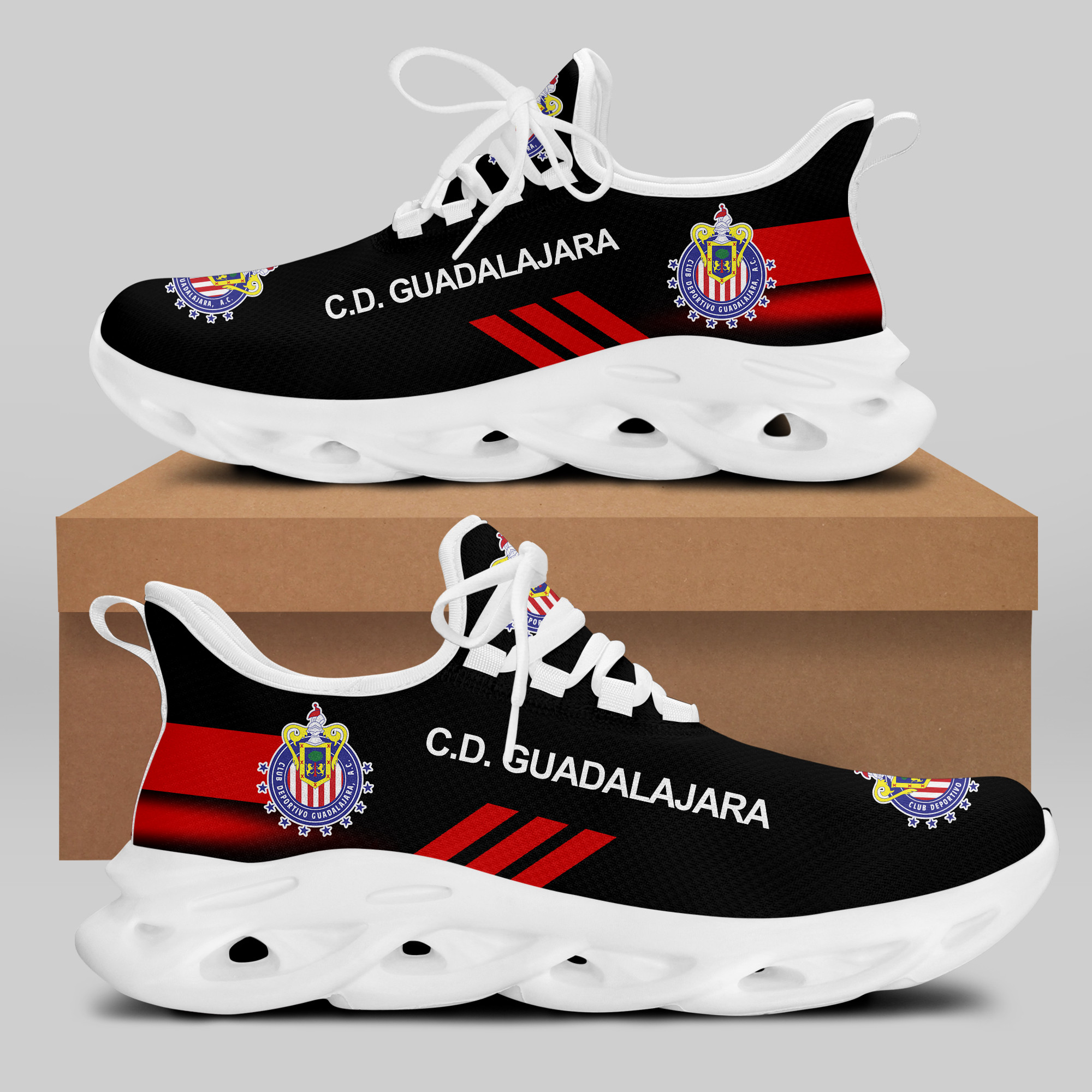 C.D. GUADALAJARA Sneakers RUNNING SHOES VER 14 - Famjoys C.D. GUADALAJARA Sneakers RUNNING SHOES VER 14 - Famjoys