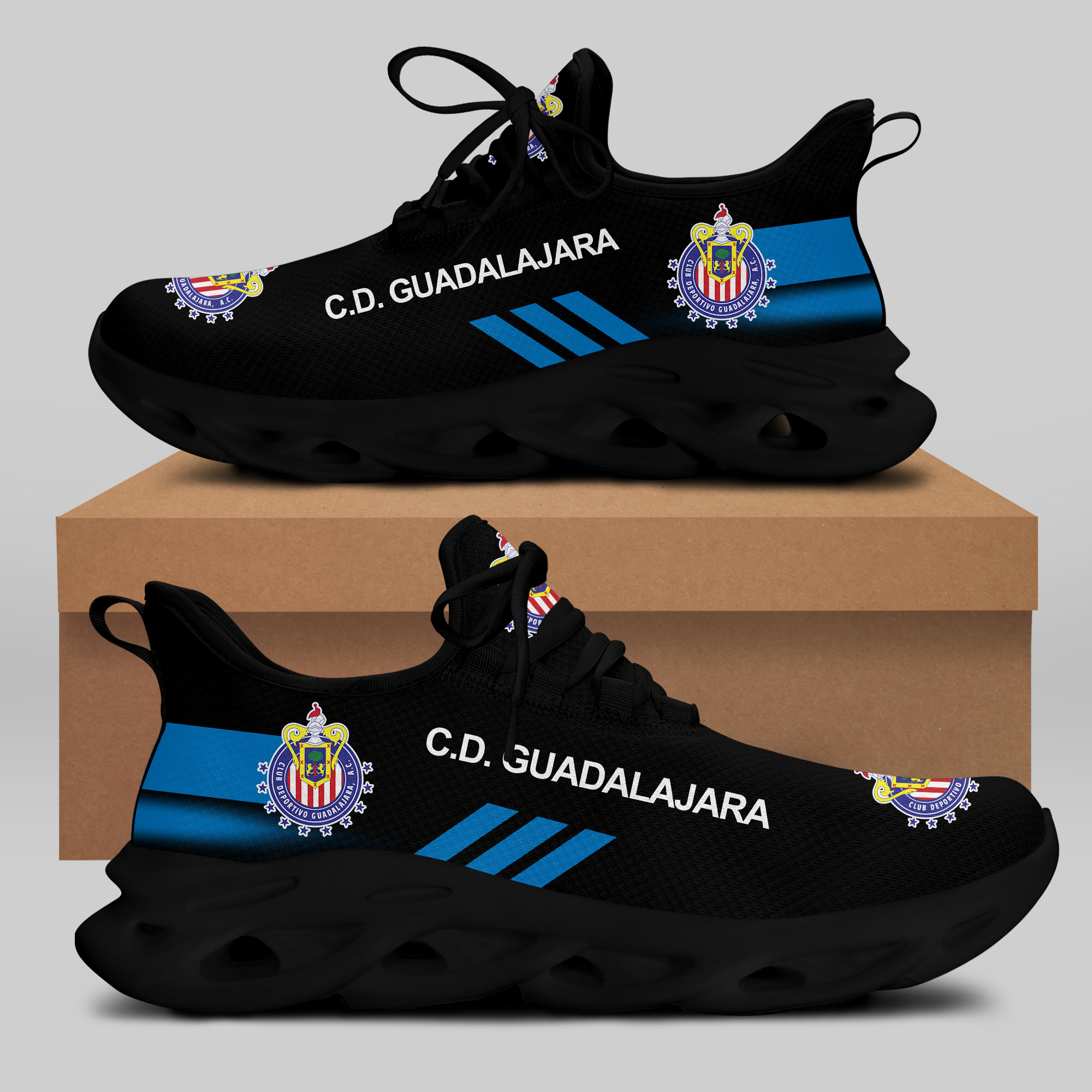 C.D. GUADALAJARA Sneakers RUNNING SHOES VER 15 - Famjoys C.D. GUADALAJARA Sneakers RUNNING SHOES VER 15 - Famjoys