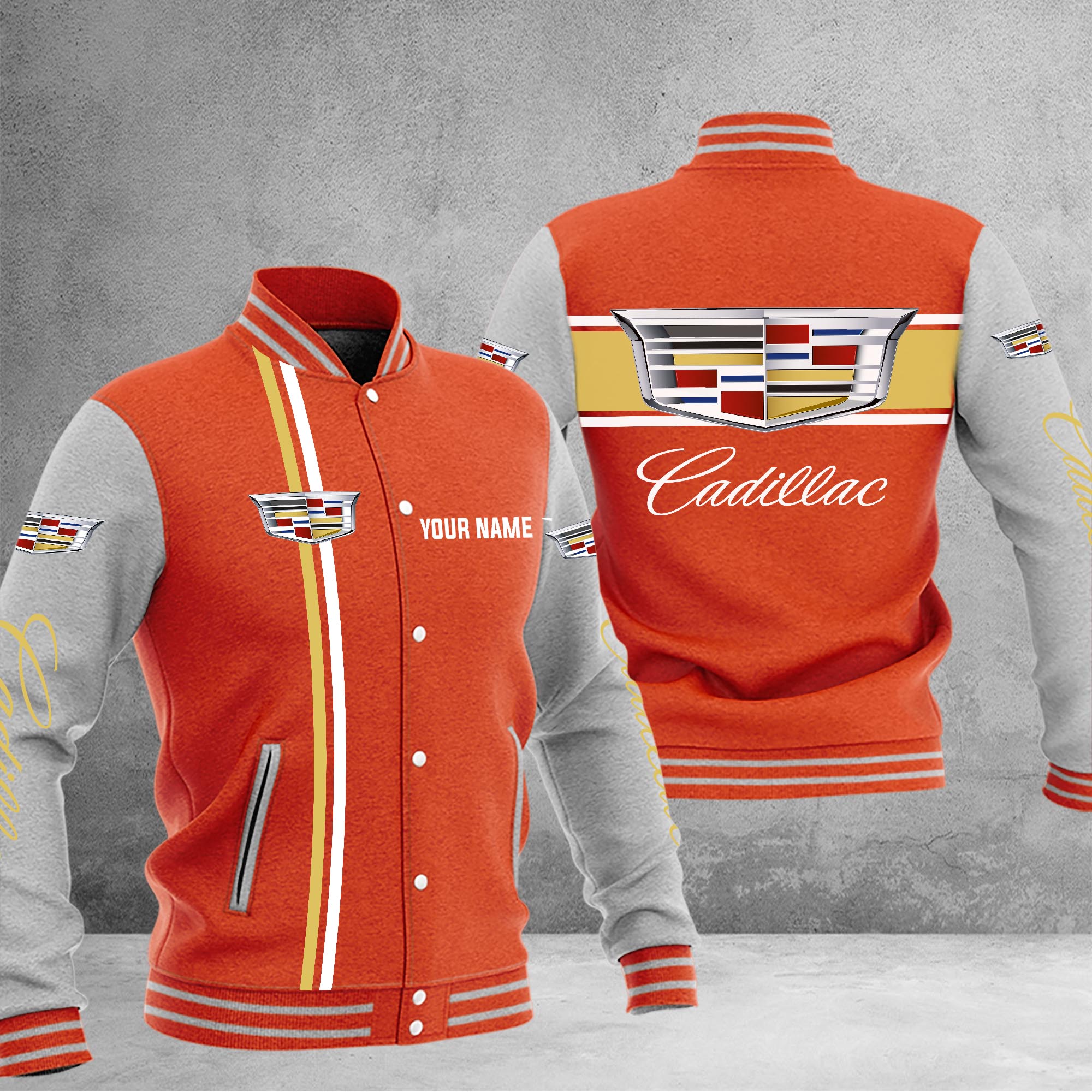 Cadillac Baseball Jacket - Famjoys Cadillac Baseball Jacket - Famjoys
