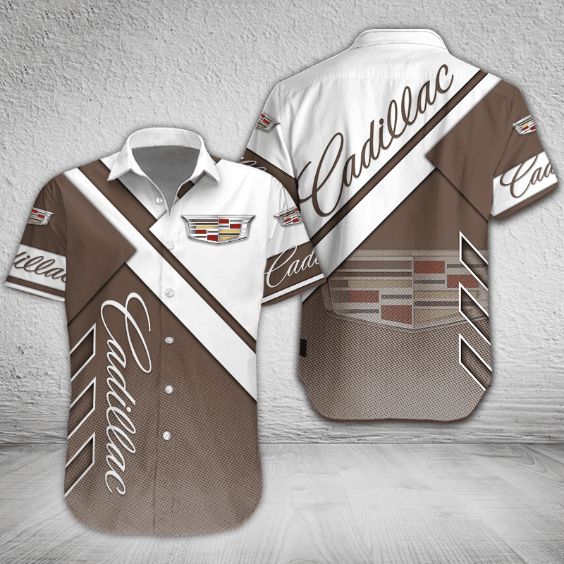 Cadillac Button Shirt Custom Name, Multicolor