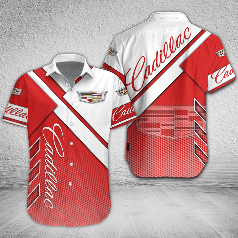 Cadillac Button Shirt Custom Name, Multicolor