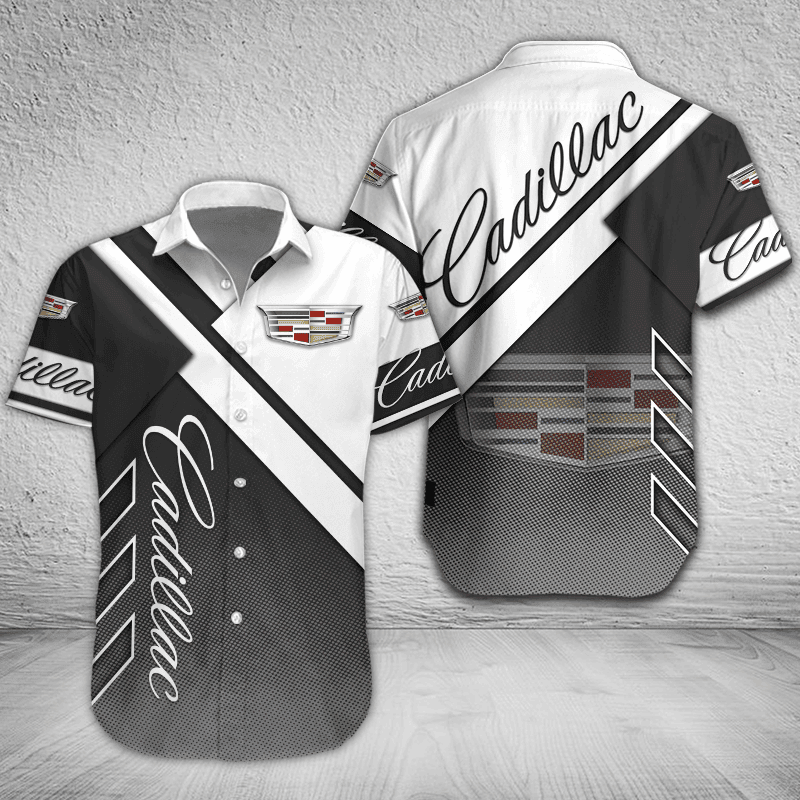 Cadillac Button Shirt Custom Name, Multicolor