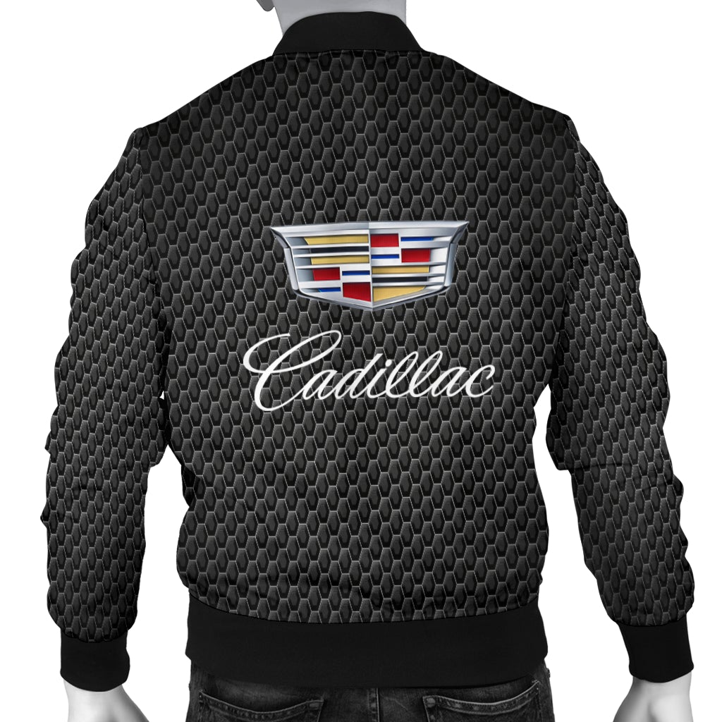 Cadillac Men's Bomber Jacket MT - Famjoys Cadillac Men's Bomber Jacket MT - Famjoys