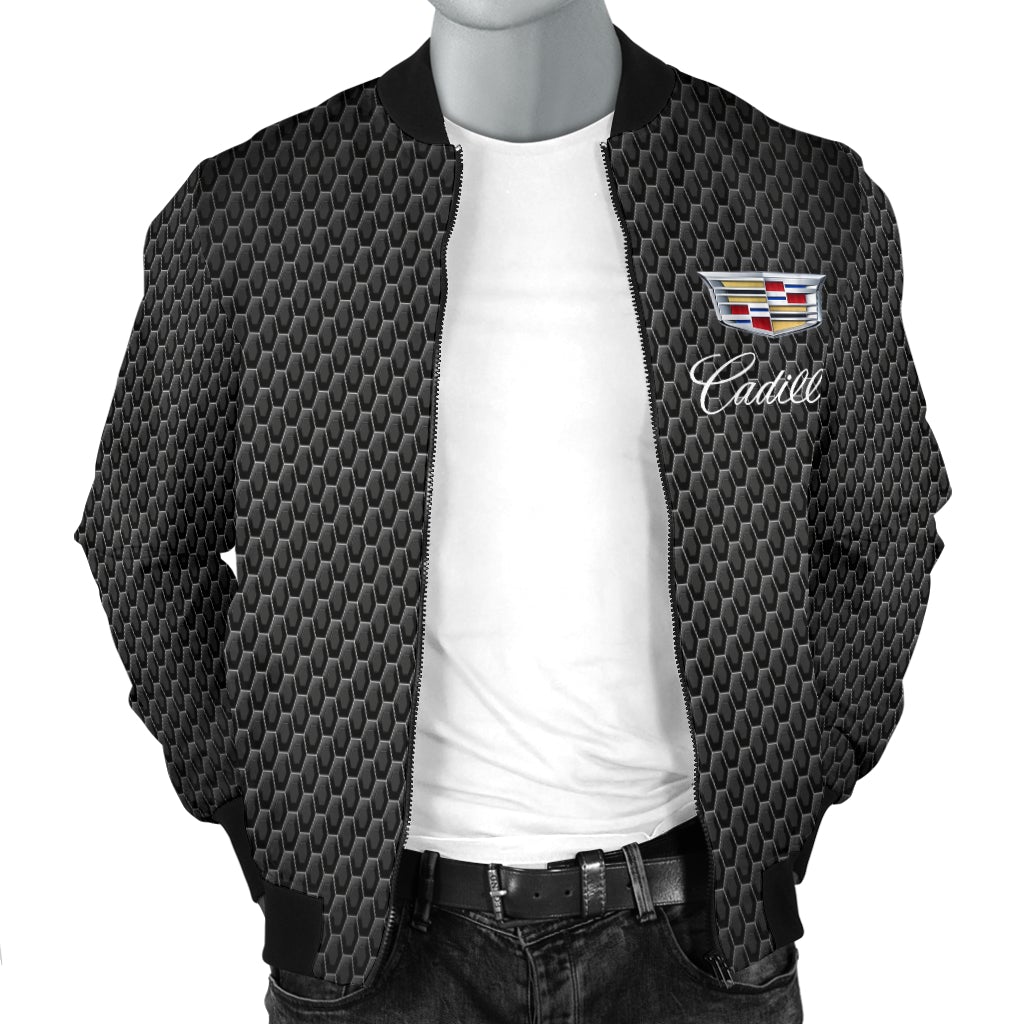 Cadillac Men's Bomber Jacket MT - Famjoys Cadillac Men's Bomber Jacket MT - Famjoys